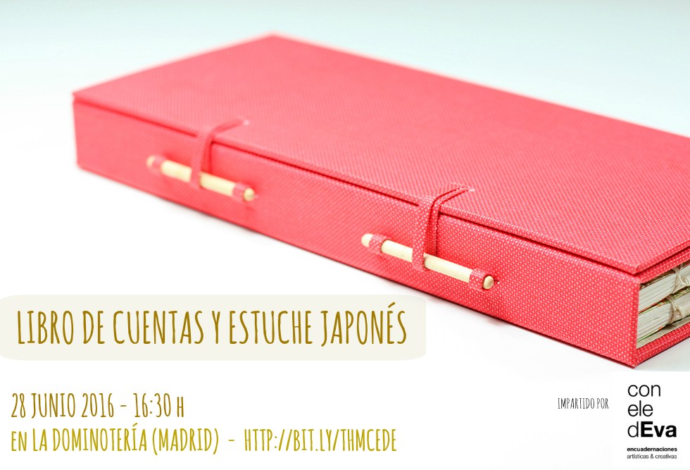 Libro cuentas y estuche japonés junio 2016